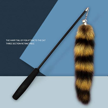 Interactive Cat Wand Toy — Feather Teaser for Endless Playtime
