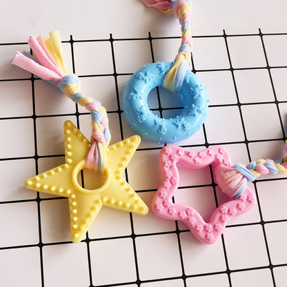 Puppy Training Chew Toy — Non-Toxic Rubber Bite-Resistant Dog Toy