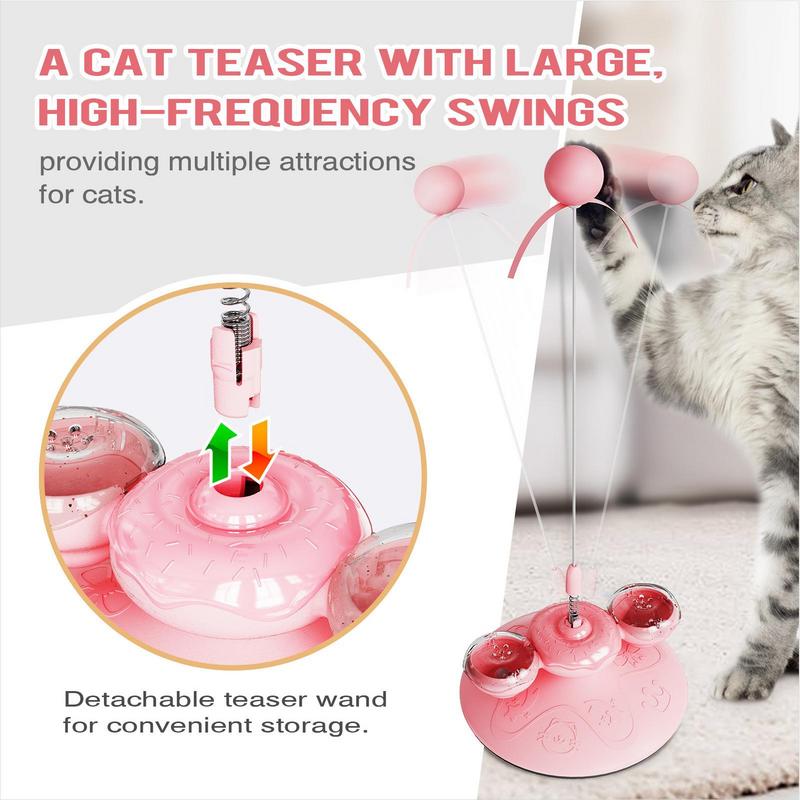 Self-Playing Suction Cup Cat Toy — Hands-Free Interactive Wand