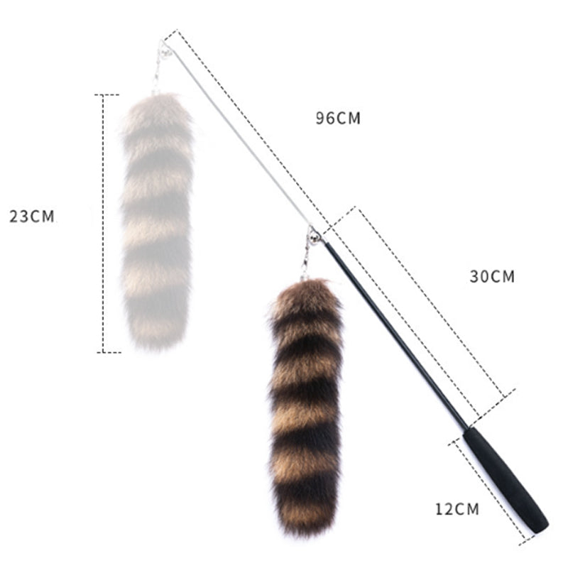 Interactive Cat Wand Toy — Feather Teaser for Endless Playtime