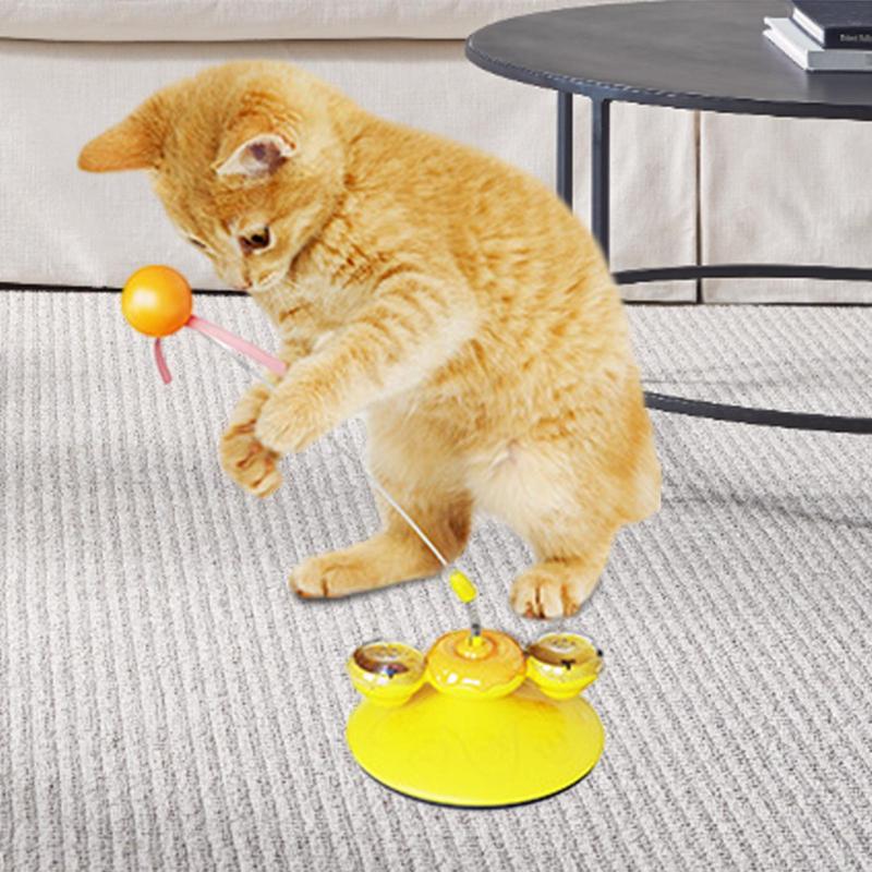 Self-Playing Suction Cup Cat Toy — Hands-Free Interactive Wand
