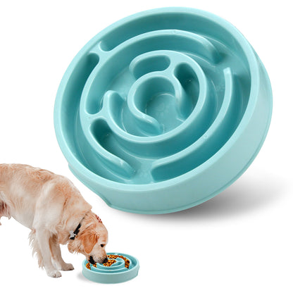 Slow Feeder Dog Bowl — Anti-Gulp Puzzle Bowl for Healthy Eating