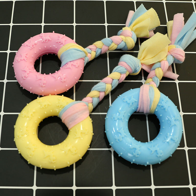 Puppy Training Chew Toy — Non-Toxic Rubber Bite-Resistant Dog Toy