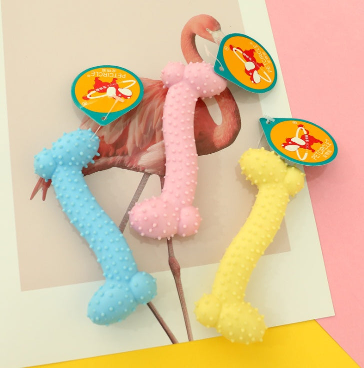 Puppy Training Chew Toy — Non-Toxic Rubber Bite-Resistant Dog Toy
