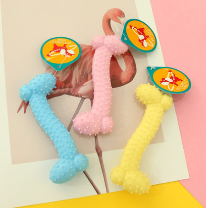 Puppy Training Chew Toy — Non-Toxic Rubber Bite-Resistant Dog Toy