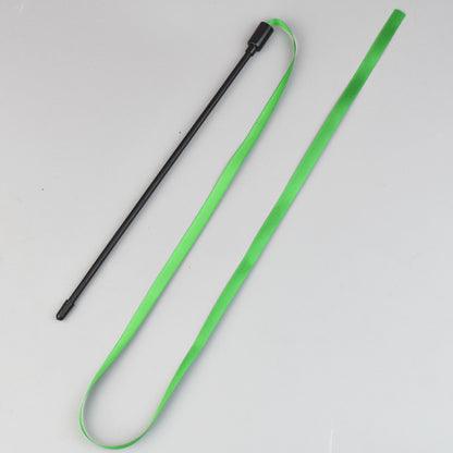 Rainbow Ribbon Cat Wand — Colorful Interactive Teaser Toy