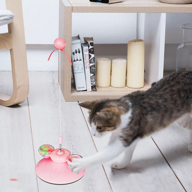 Self-Playing Suction Cup Cat Toy — Hands-Free Interactive Wand