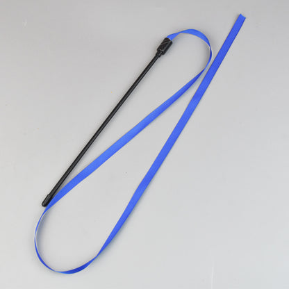 Rainbow Ribbon Cat Wand — Colorful Interactive Teaser Toy