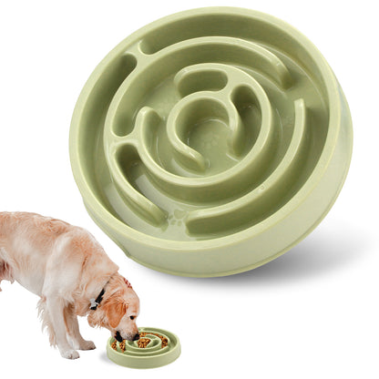 Slow Feeder Dog Bowl — Anti-Gulp Puzzle Bowl for Healthy Eating