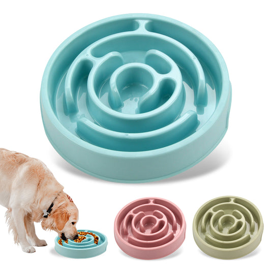 Slow Feeder Dog Bowl — Anti-Gulp Puzzle Bowl for Healthy Eating